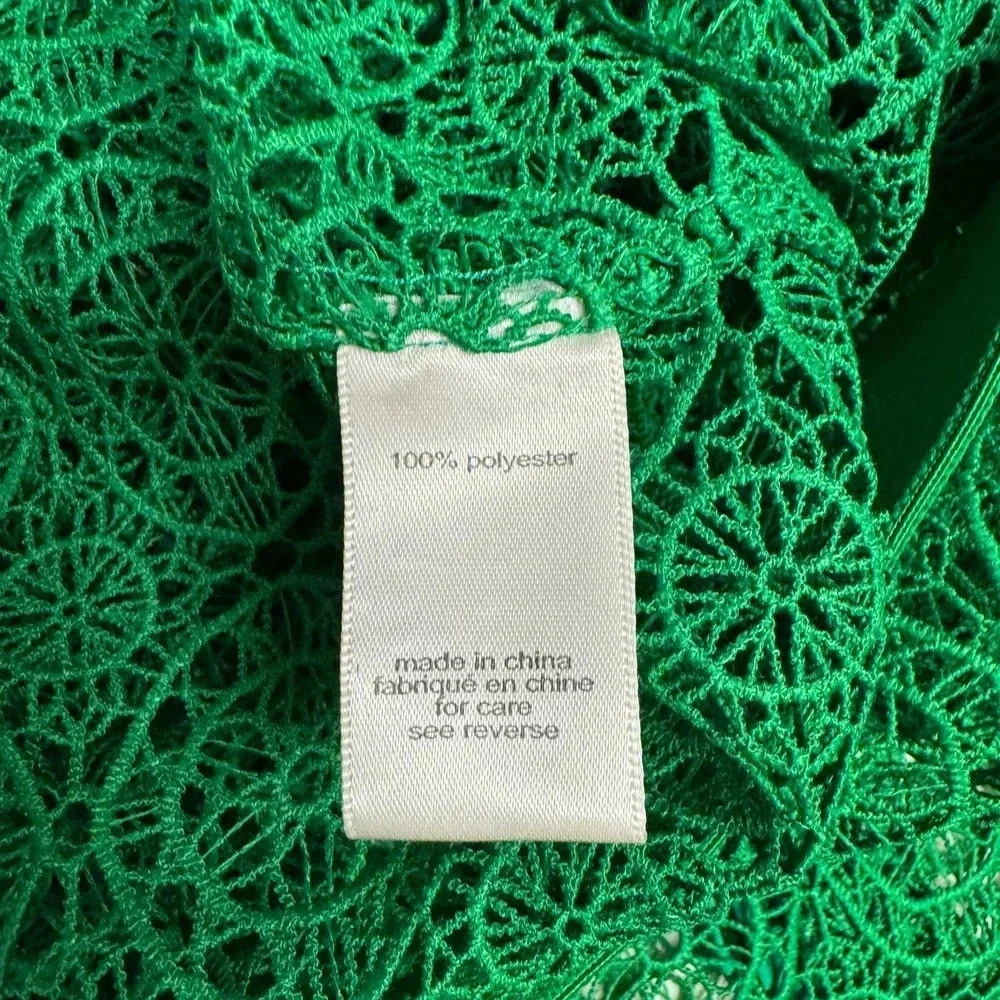 NWOT Ronny Kobo Otto Eyelet Lace Midi Skirt - Lace Scalloped Sheer Cocktail - Picture 10 of 10